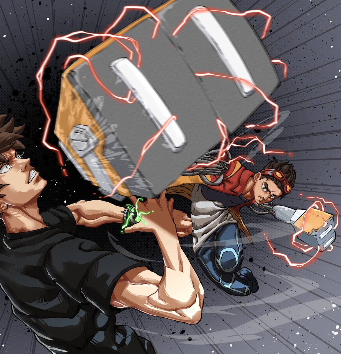 luluchiru's tweet image. #ben10 vs #generatorrex who got this fight? 👀