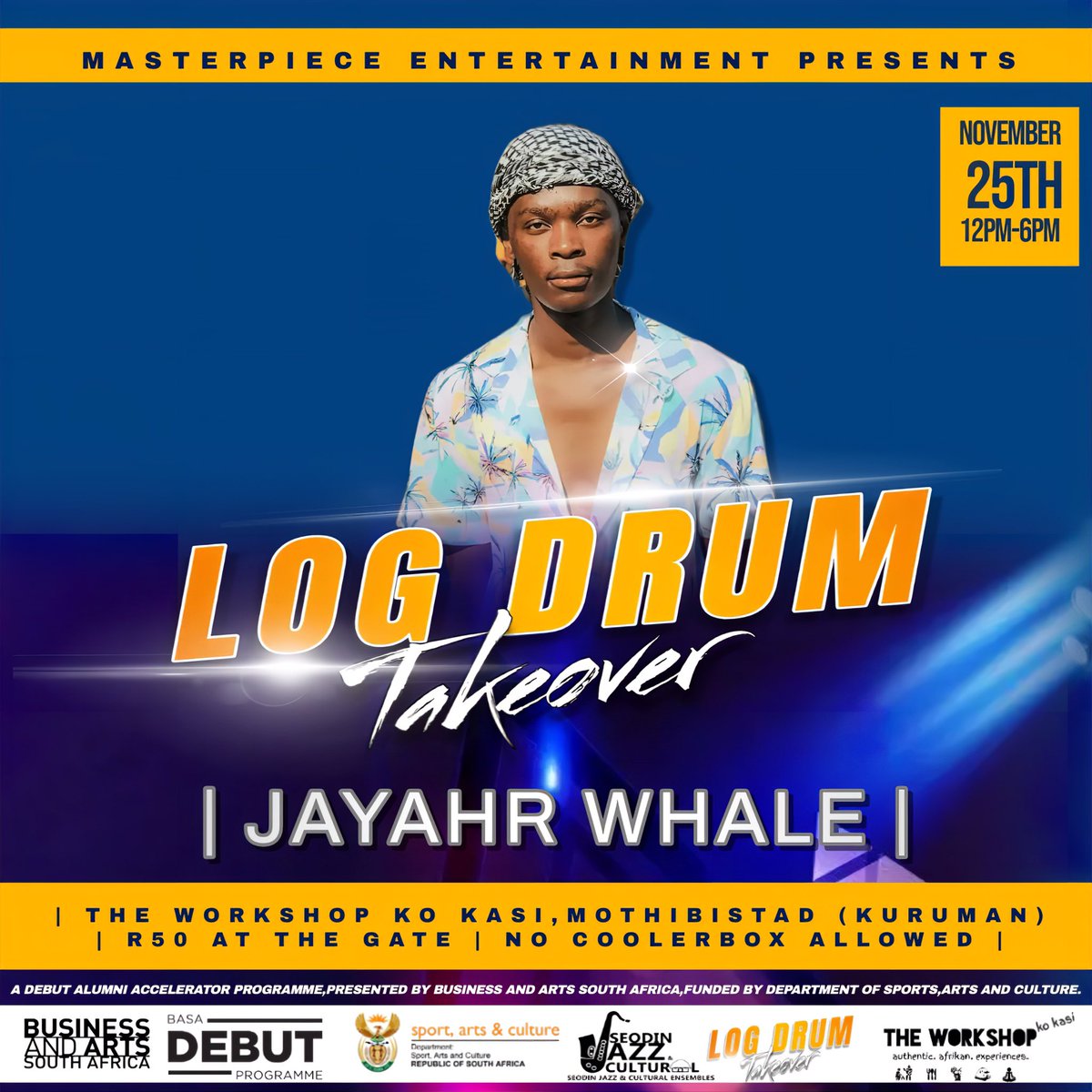 sing_hubent's tweet image. SHE is happy to announce the booking of @jayahrmusicprom to the Log drum take over as the only hip hop act that day 🔥🔥🔥Let’s see you on the 25th November 2023 at Kasi The Workshop 🙏🔥