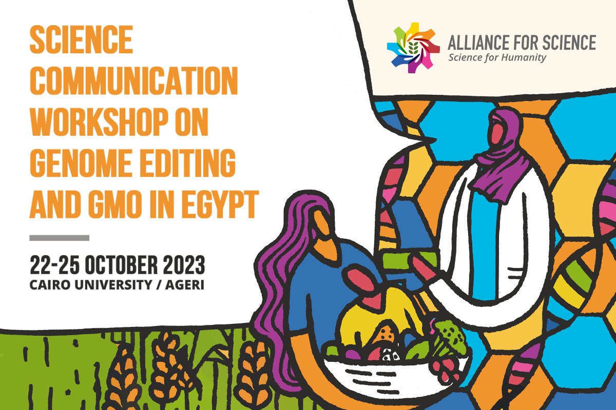 ScienceAlly's tweet photo. We are excited about the range of activities happening this week- we will be engaging with scientists, farmers and policy makers in Egypt to develop tools for effective #GeneEditing #scicomm @ICARDA https://t.co/cBwIcqanoo