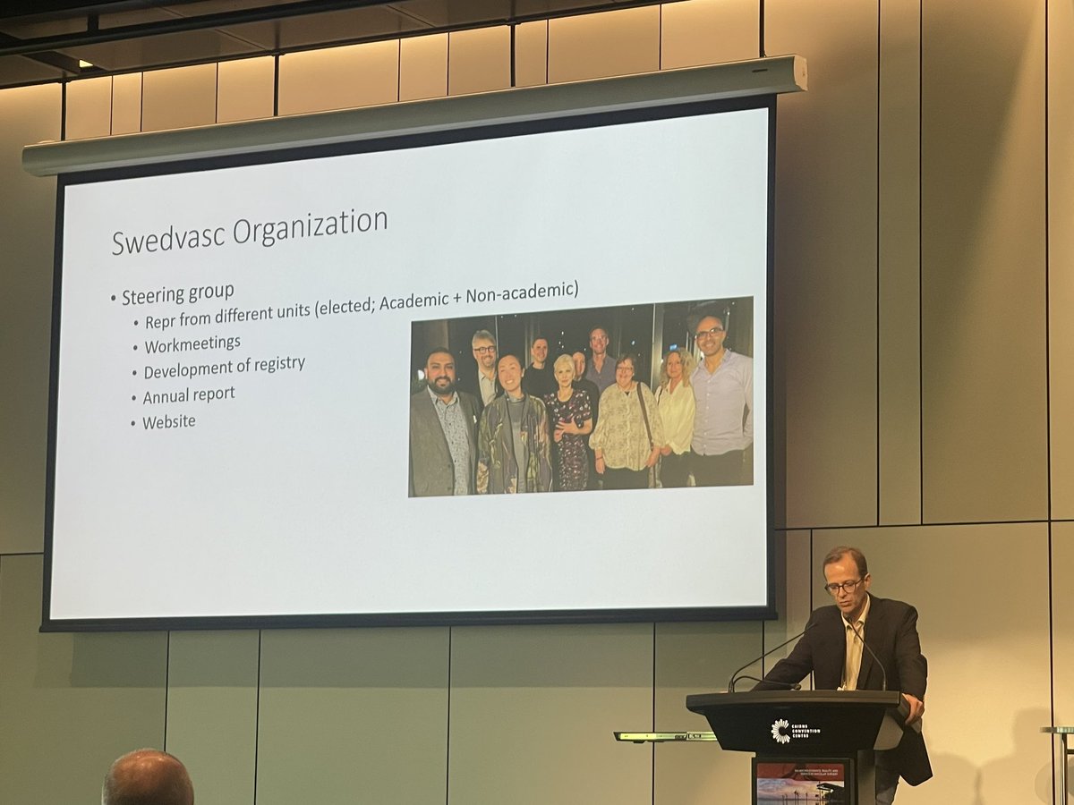 WaikatoVascular's tweet photo. An enlightening global tour of vascular registries with perspectives from Australasia, Sweden, UK, USA and Denmark at the final session of #ANZSVS23  🌏📖 @ShereneShalhub @Jonnyboyle1 @vascunet @anzsvs https://t.co/dgsER2i9Vk