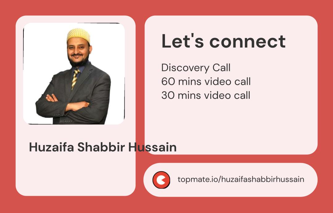 huzaifa5152's tweet photo. Hey everyone!

I've been getting a lot of DMs for guidance, so decided to take action on it.

I'm excited to help folks out and give back to the community via Topmate. Feel free to reach out if you have any questions or just want to say hi!
I'm at https://t.co/OQ80upzcWK https://t.co/aiyusBpiKL