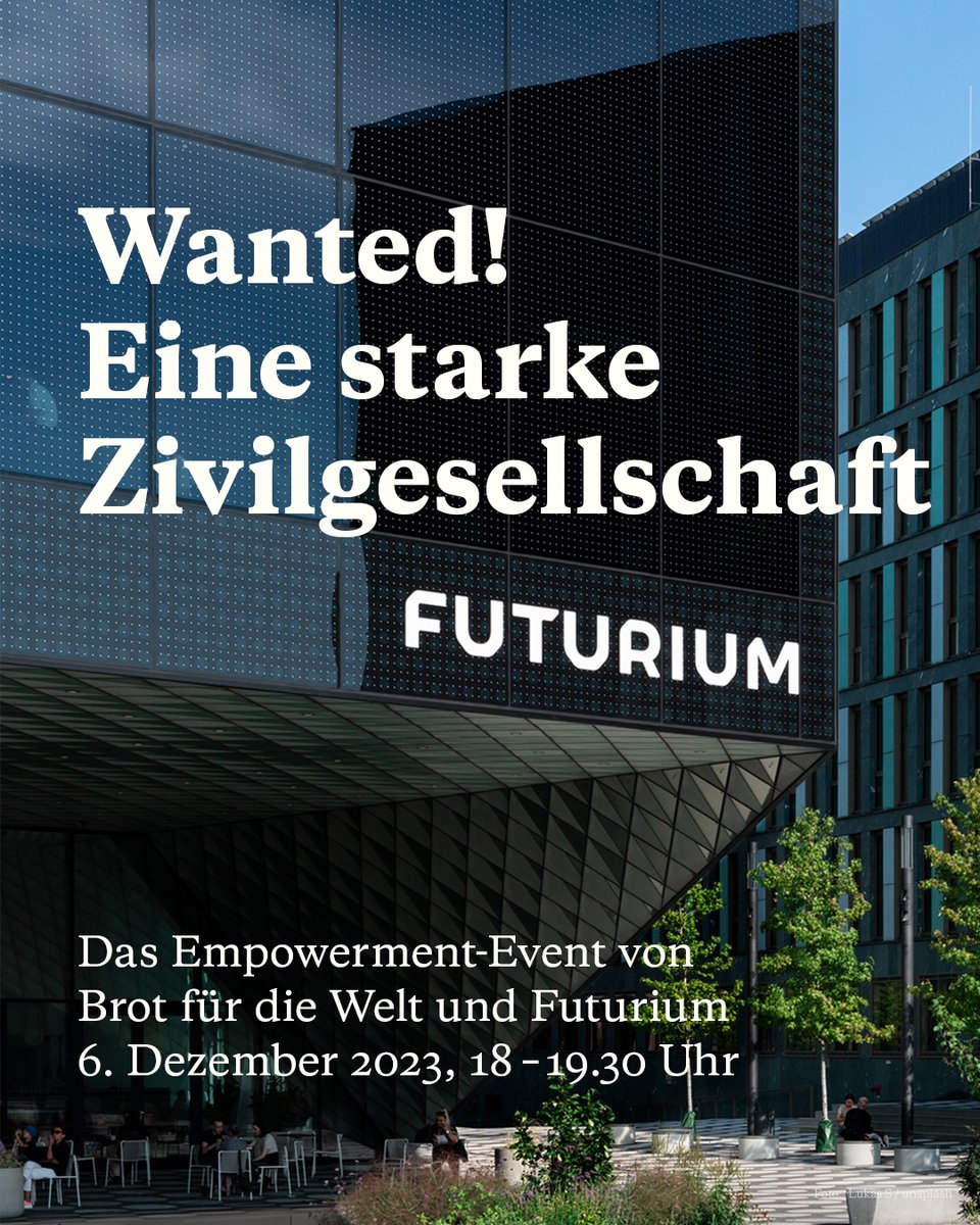 Save the date!

Aktivist:innen aus der ganzen Welt berichten von ihrer Arbeit und den damit verbundenen Gefahren.
Wie können wir selbst für Demokratie streiten?

📅✍
Am 6. Dezember 2023 
18 – 19:30 Uhr

Ort: Futurium, Berlin (<a href="/FuturiumD/">Futurium</a>)
Moderation: Nadine Hadad (<a href="/NadineHadad/">nadine_hadad</a>)