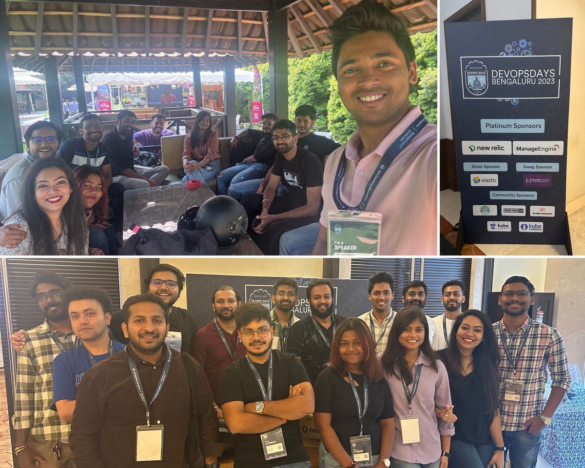 ozone_cloud's tweet image. Had a blast @devopsdays_blr!💫

Unforgettable insights, connecting with brilliant minds, and conversations that will linger in our minds, and valuable connections that will continue to inspire us.💡

Until next time! 👋

#DevOpsDaysblr #Networking #Collaboration