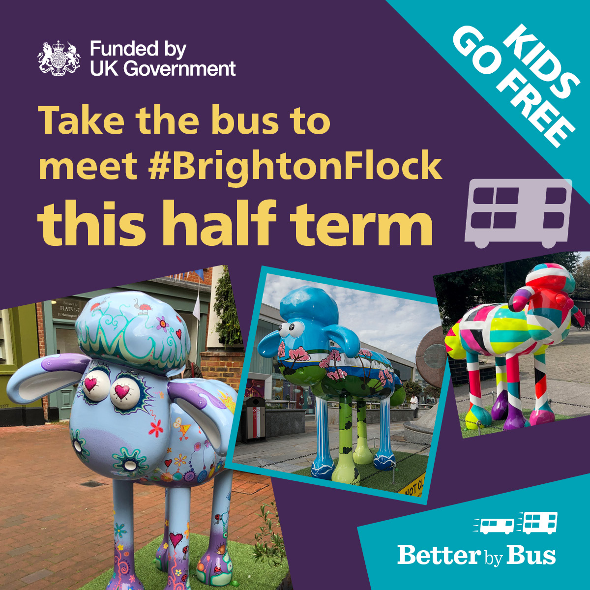 Brighton & Hove City Council (@brightonhovecc) on Twitter photo It's half term! Why not take in a city-wide art trail by bus? 🚌🚌
Thanks to fare offers for young people, it’s a great time to see the #BrightonFlock
More 👉 ow.ly/QKHk50PY16L
<a href="/thebiglemon/">The Big Lemon</a>
<a href="/compassbus/">Compass Travel</a>
<a href="/BrightonHoveBus/">Brighton & Hove Buses</a>
<a href="/StagecoachSE/">Stagecoach South East</a> It's half term! Why not take in a city-wide art trail by bus? 🚌🚌
Thanks to fare offers for young people, it’s a great time to see the #BrightonFlock
More 👉 ow.ly/QKHk50PY16L
<a href="/thebiglemon/">The Big Lemon</a>
<a href="/compassbus/">Compass Travel</a>
<a href="/BrightonHoveBus/">Brighton & Hove Buses</a>
<a href="/StagecoachSE/">Stagecoach South East</a>