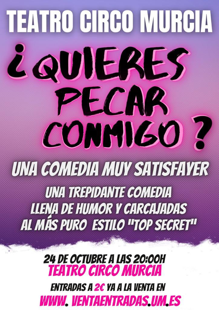 Mañana nos vemos en #Murcia señoraaaaa ÚLTIMAS ENTRADAS <a href="/teatrocircomur/">Teatro Circo Murcia</a> <a href="/estudiantesumu/">EstudiantesUMU</a> <a href="/CentroSocialUMU/">Centro Social UMU</a>