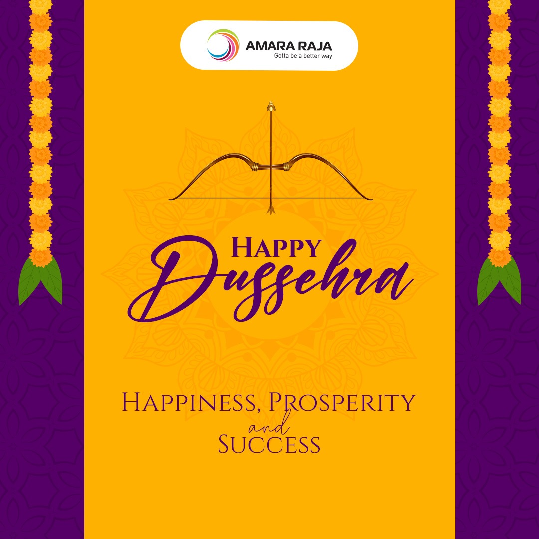 Mangal_Ind's tweet photo. May this Dussehra illuminate your path with success, and may the divine blessings of the season guide you towards prosperity. Warm wishes for a happy and auspicious #Dussehra from all of us at Mangal Industries! 
#HappyDussehra #MangalIndustries #AmaraRaja https://t.co/ufDygewiw5