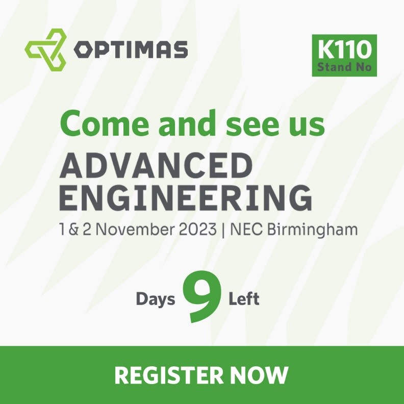 Who’s excited for the upcoming Advanced Engineering Exhibition? Still time to register below for the event, and we look forward to seeing you at the UK’s largest annual gathering of engineering professionals! hubs.li/Q023p8Zf0 #Optimas #AdvancedEngineering2023