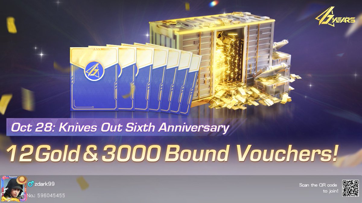 Katsuki_is_Sean's tweet photo. #KNIVES OUT 6th Anniversary Get ready for unstoppable surprises during Knives Out 6th Anniversary! https://t.co/X4ntt2c4Ds