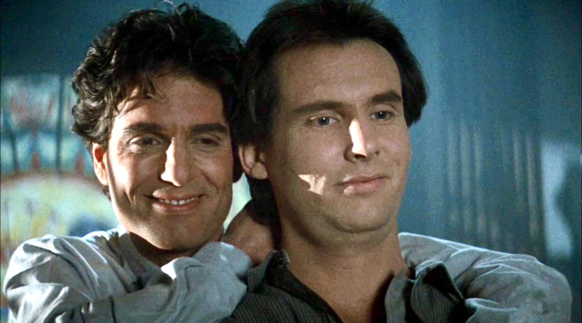 spooky_tuesday's tweet photo. If I ever decide to go evil with my homoerotic bestie, I probably won’t tell anyone, but there will be signs… #FrightNight1985 https://t.co/jmWeYHJpFU