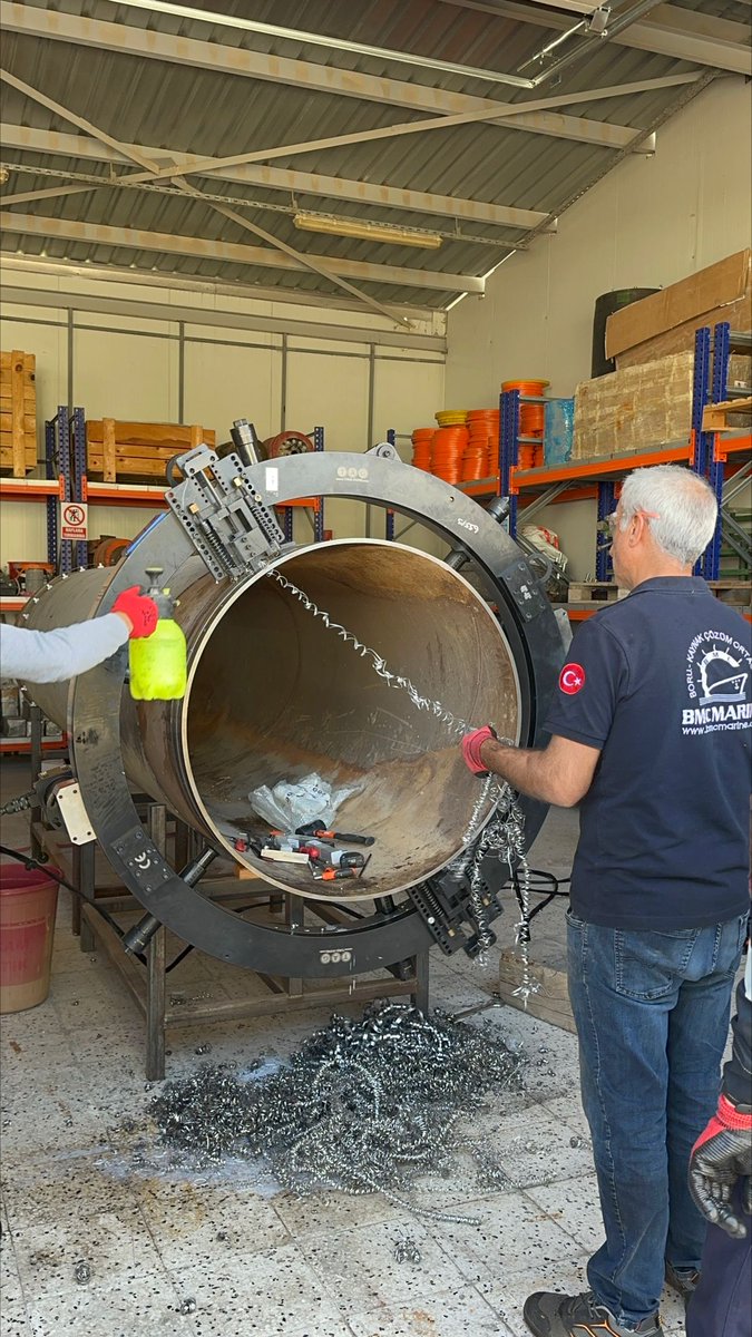 tag_pipe's tweet photo. Nice demonstration by our partner BMC MARINE with our TAG Split frame clamshell TSFC60 – 48 to 60” in Turkey 🇹🇷
https://t.co/yriHX7Y6IB

Order our large pipe splitframe clamshell cutting and beveling machines today and see why our products are second to none in the industry 💪 https://t.co/G4qh8mkheN