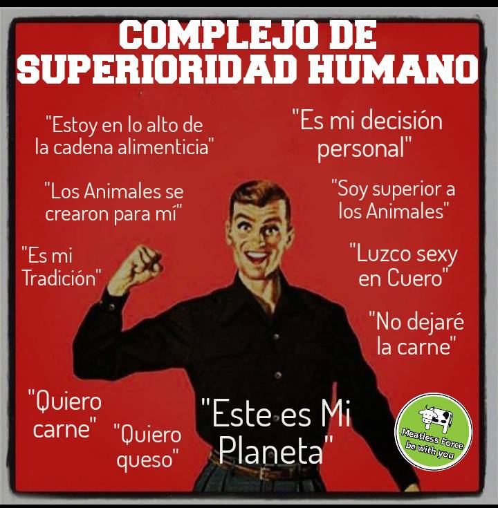 FilosofiaVegana's tweet image. Muchos que dicen estar en contra del fascismo deberían especificar que se refieren al fascismo *sobre los humanos*, porque el fascismo sobre los animales lo apoyan cada día. La explotación animal es parte del fascismo de la humanidad contra los animales: filosofiavegana.blogspot.com/2014/02/antrop…