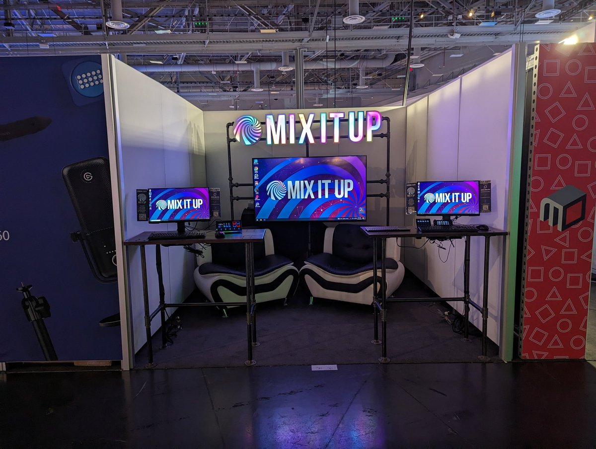 MixItUpBot's tweet photo. Absolutely no words. 😭 Our most sincere and heartfelt thank you to each and every one of you that took time to stop by the booth at TwitchCon to talk with us about Mix It Up. You all made this weekend so amazing and reminded us why we do what we do! 💙💜 See you all next year! https://t.co/XAO6rkDdMu