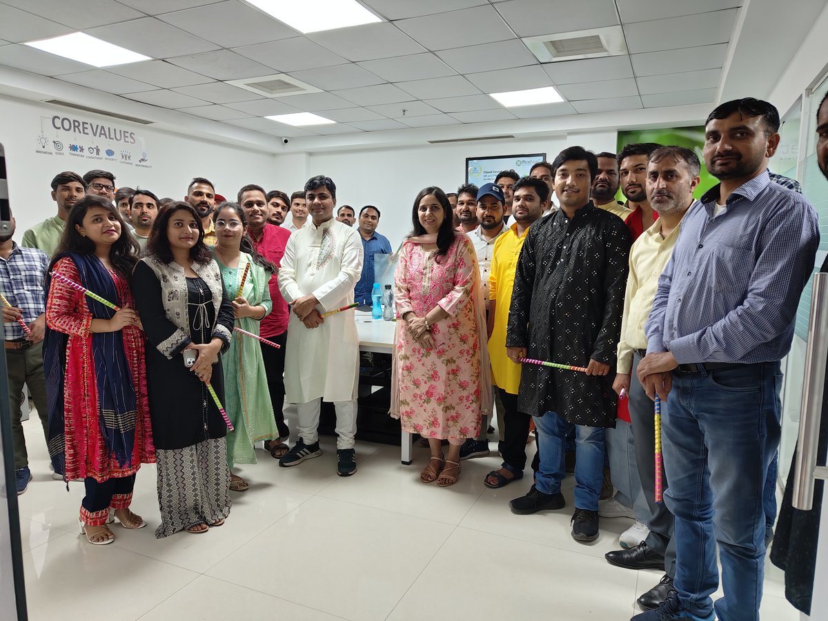 netcommlabs's tweet photo. #MusicalChair & #Dandiya with the entire team during #Navratri is all about memorable & good times. Celebrating festivities together with enthusiasm, smiling faces & happiness makes #NetcommLabs the #bestplacetowork.
Happy Navratri everyone
#musicalchair #dandiya #Navratri2023 https://t.co/Wr0zsIVL1Y