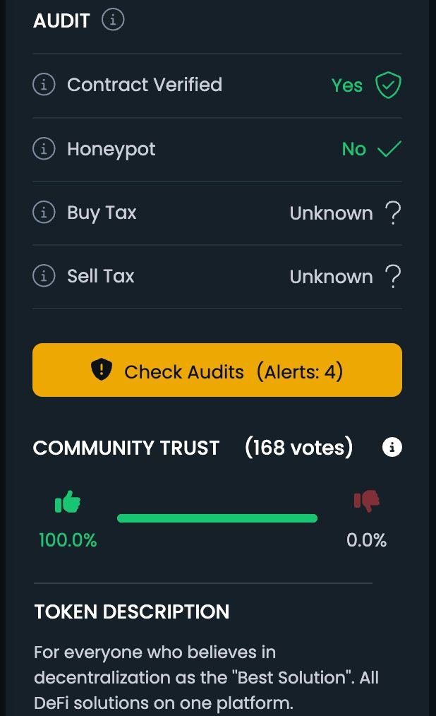BoxDao_Defi's tweet photo. ๐ Dear community of $BDAO!
We're already reached +165 Community Trust Vote On DexTools! Send it to above of +200!
โ
https://t.co/At7tOiyrWa
#BSC #BoxDAO #BDAO #Crypto https://t.co/bd8hgp4f1i