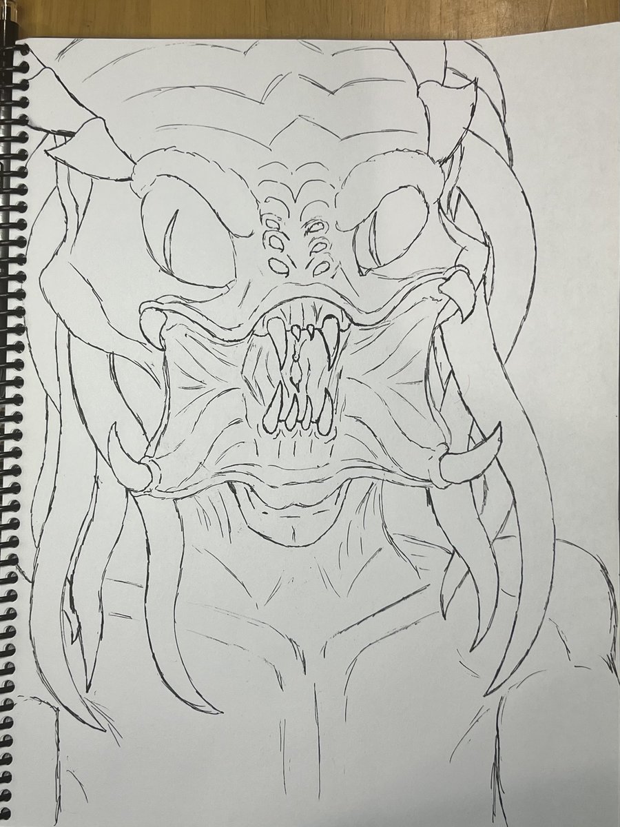 megalizard88's tweet photo. #inktober2023 day #22 #Yautja from #predator
Tried to incorporate some elements from the concept art.
#inktober #inktober2023day22 #alien #aliens #predator2 #pray #predatorprey #movie #predatormovie #predatorcomics #actionmovies #horrormovies https://t.co/la0L7tzllh