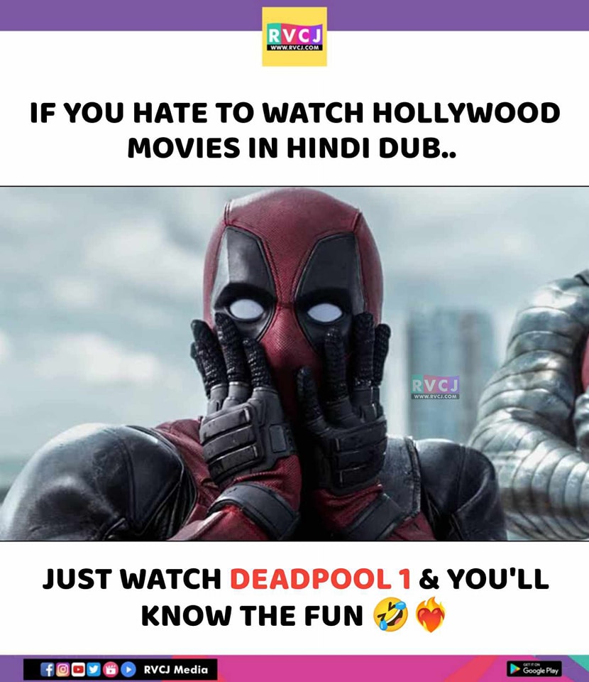 Deadpool 1 hindi dub 🤣🔥

#deadpool #hindidubbed #rvcjinsta #rvcjmovies