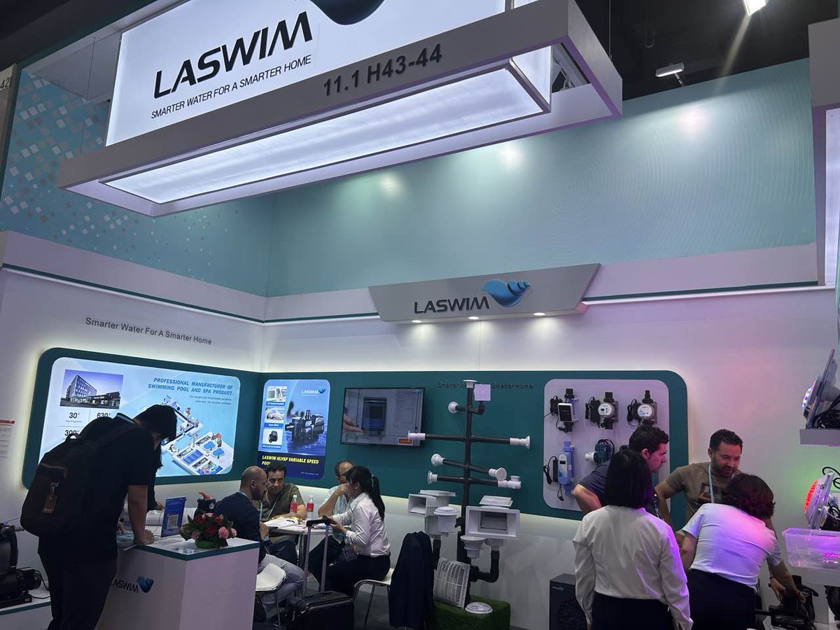 LaswimP's tweet image. Great news from LASWIM at the Canton Fair!
We had the pleasure of reuniting with many old friends at this wonderful event; these warm connections were invaluable. We also welcome new friends to visit our booth!
#CantonFair2023 #LASWIM #PoolEquipment 
Booth number: 11.1H43-44!