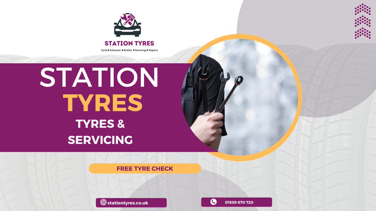 You can rely on the mechanics at Station Tyres to provide comprehensive tyre fitting and replacement services.
Phone: 01509 670 720 to get your free quotation
Visit: stationtyres.co.uk
#suttonbonington #Kegworth #Eastleake #tyres #garage #repair #brakes #exhuast #servicing