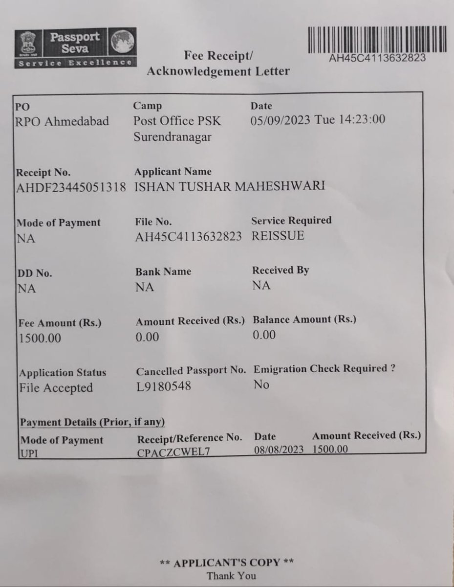 71tushar's tweet photo. Respected Arindam Bagchi sir
@MEAIndia 
My son Mr. Ishan Tushar Maheshwari's passport application is pending with department. It is urgent to issue passport for further study. Please help us.
-Tushar Maheshwari https://t.co/ys4JQ5BZqb