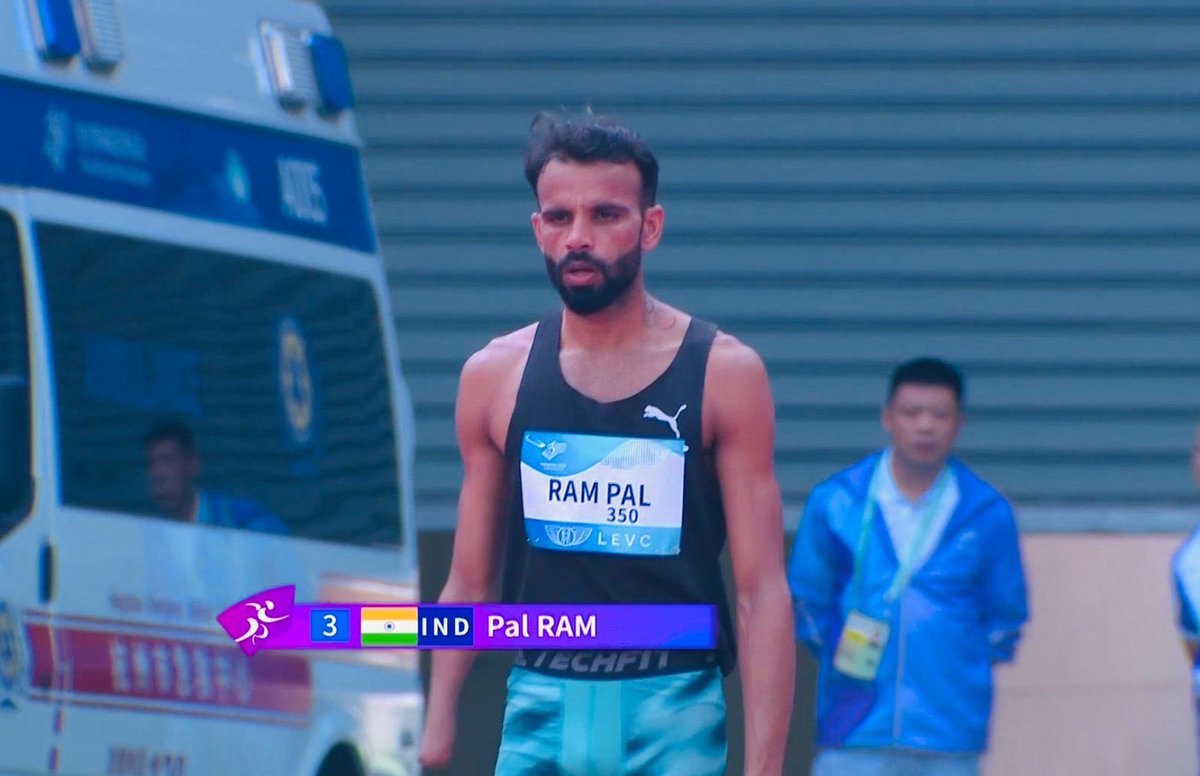 ianuragthakur's tweet photo. 2nd Double Podium Finish For 🇮🇳at #AsianParaGames2022!

Himachal's pride and #TOPScheme athlete @nishad_hj 🥇 delivers a flawless jump to set the Games Record - 2.02m

Veteran @RampalChahar clinch🥈with a jump of 1.94m, showcasing his immense talent! 

Fantastic effort by them in Men's High Jump T47, both epitomize greatness through their relentless hard work and dedication.

Many congratulations!!
#JoshHoTohAisa #Praise4Para
