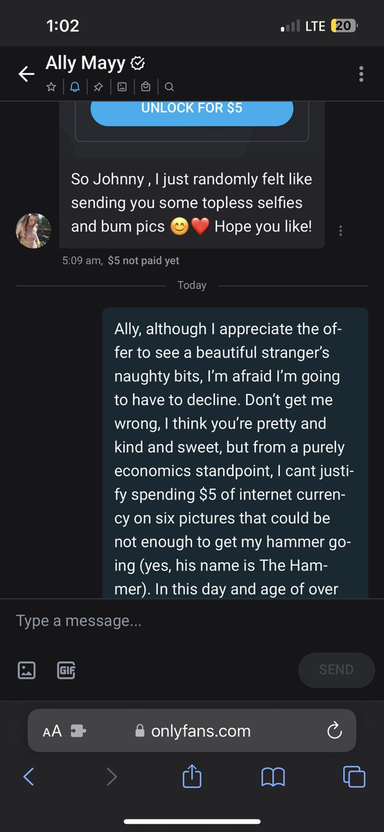 ProofDank's tweet photo. I’ve done it again. A tiddy pic for under $1 would he considered a steal for many of our fallen brethren, but I say NAY, titty pics should be on the stream, not in my DMs! We are disruption. We are freedom fighters. We. Are. Pimps. #pimpsNOTsimps https://t.co/zkZ3Gk1IxV