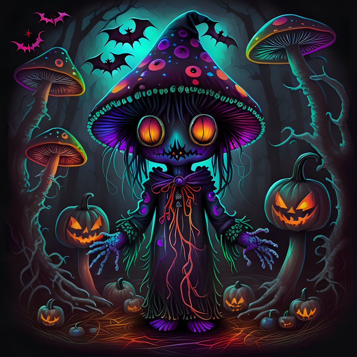 Good morning dear mushrooms ❤️🍄❤️
Wishing you an energetic, healthy and happy week💐💐

Halloween Voodoo
1/1
3,33 ꜩ

<a href="/objktcom/">objkt</a> 
#tezos 
#cactusboom

objkt.com/asset/KT1LfLwY…