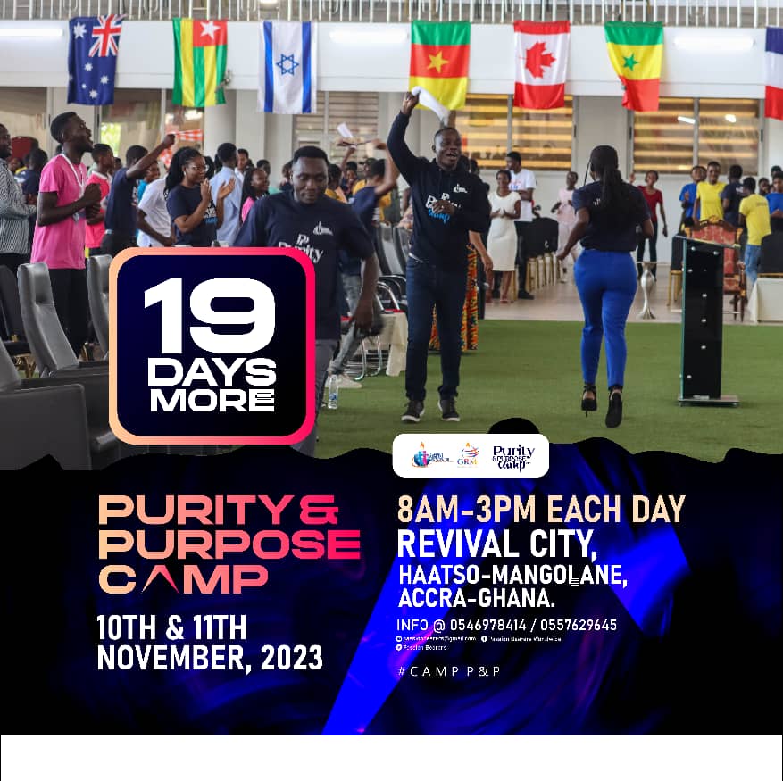 God delights in the holy gathering of the youth.

 #Purity&PurposeCamp #campPandP
*#ThisNovember* *#BePartOfTheSolution*