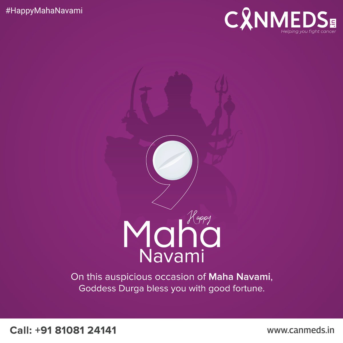As we celebrate Maha Navmi, let's offer our prayers to Goddess Durga for strength, well-being, and a life filled with positivity and love. Happy Maha Navmi!

#Canmeds #HappyNavratri #MahaNavami #DivineBlessings