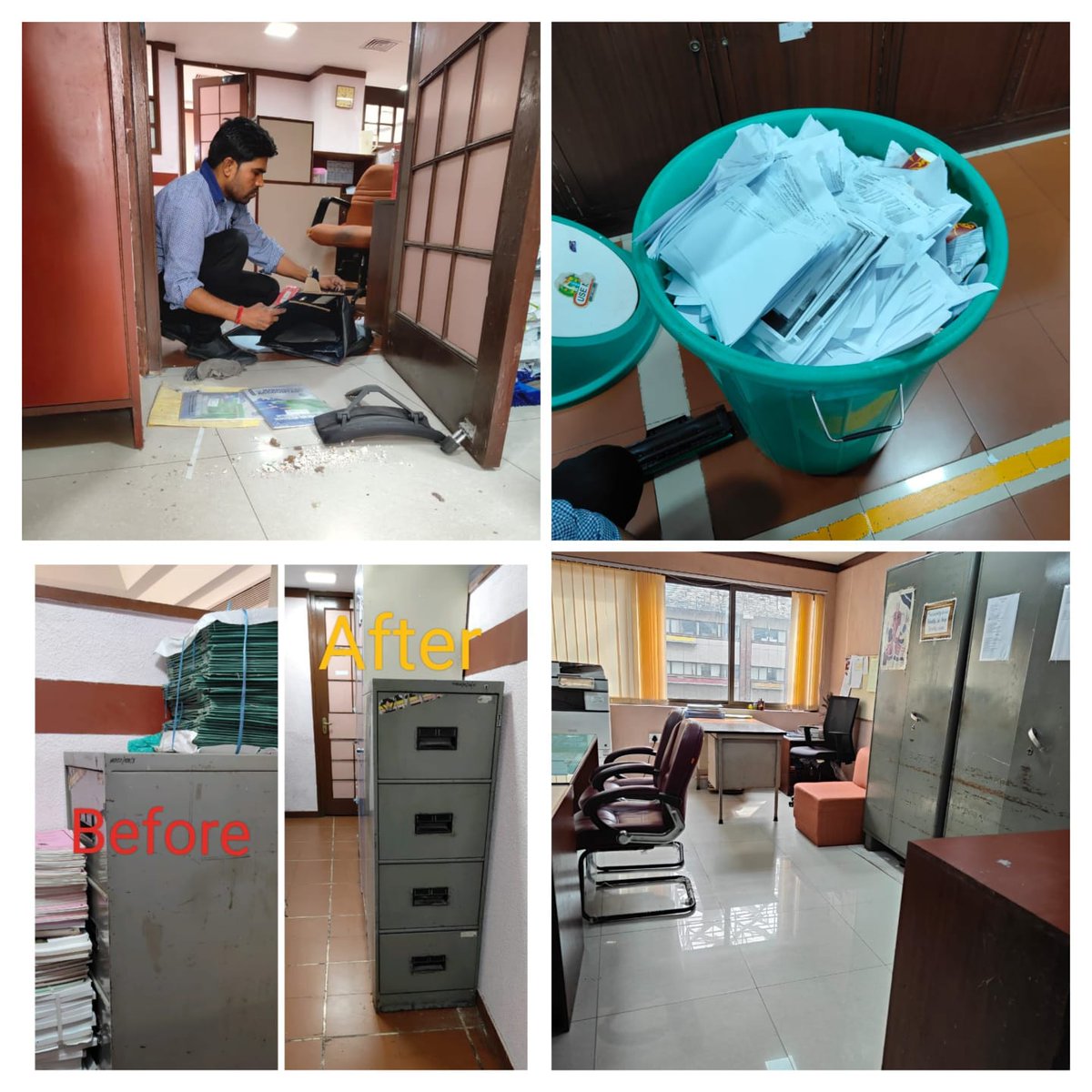 hudcolimited's tweet photo. #स्वच्छताहीसेवा
#स्वच्छ्भारत

#SpecialCampaign3.0
#swachhbharatcampaign3.0
#shramdaanforswachhata activities at #hudcoregionaloffice #Mumbai and #hudcocorporateoffice
#SwachhBharat
#SwachhataHiSeva2023
#SHS2023
#GarbageFreeIndia 
@SwachhBharatGov 
@MoHUA_India https://t.co/XxV4Kzsygl