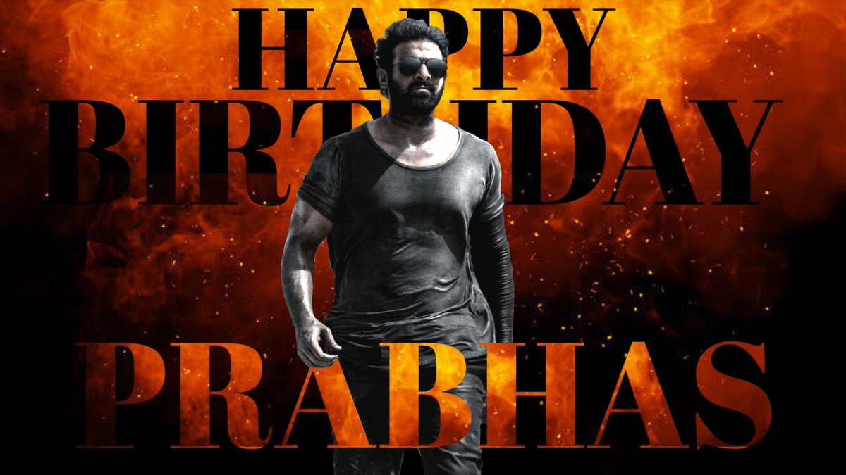 TeamPRFOfficial's tweet photo. The slogans Where every Cult go mad 
Wishing Our Beloved Darling #Prabhas Garu a very Happy Birthday

#SalaarCeaseFireOnDec22 https://t.co/04nSaoViWq