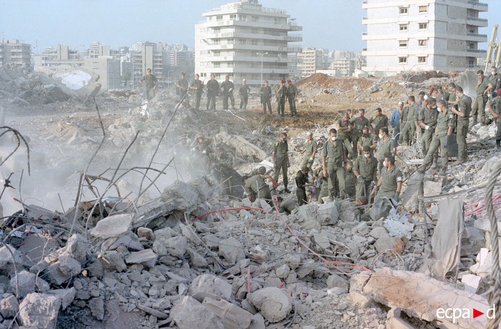 HenriLeFranc_'s tweet image. Il y a 40 ans aujourd’hui, le 23 octobre 1983, 58 de nos #soldats français tombèrent lors de l’#attentat du #Drakkar au #Liban. 

Nous ne les oublions pas, 
nous ne les oublierons jamais.