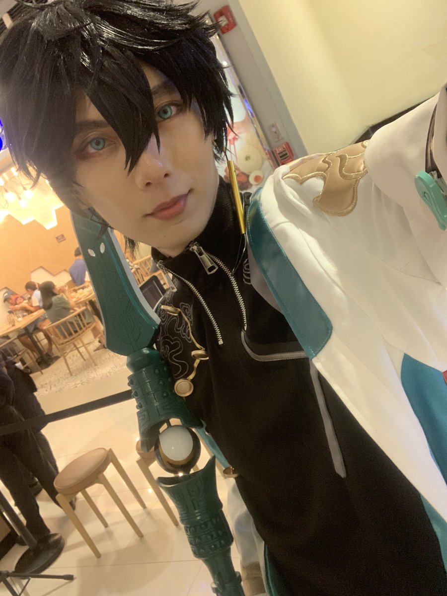 Quick selfie from HoYofest 😘

#Starrail #timetofeast #Mihoyo #HonkaiStaiRail #DanHeng #ReiChuuOwo