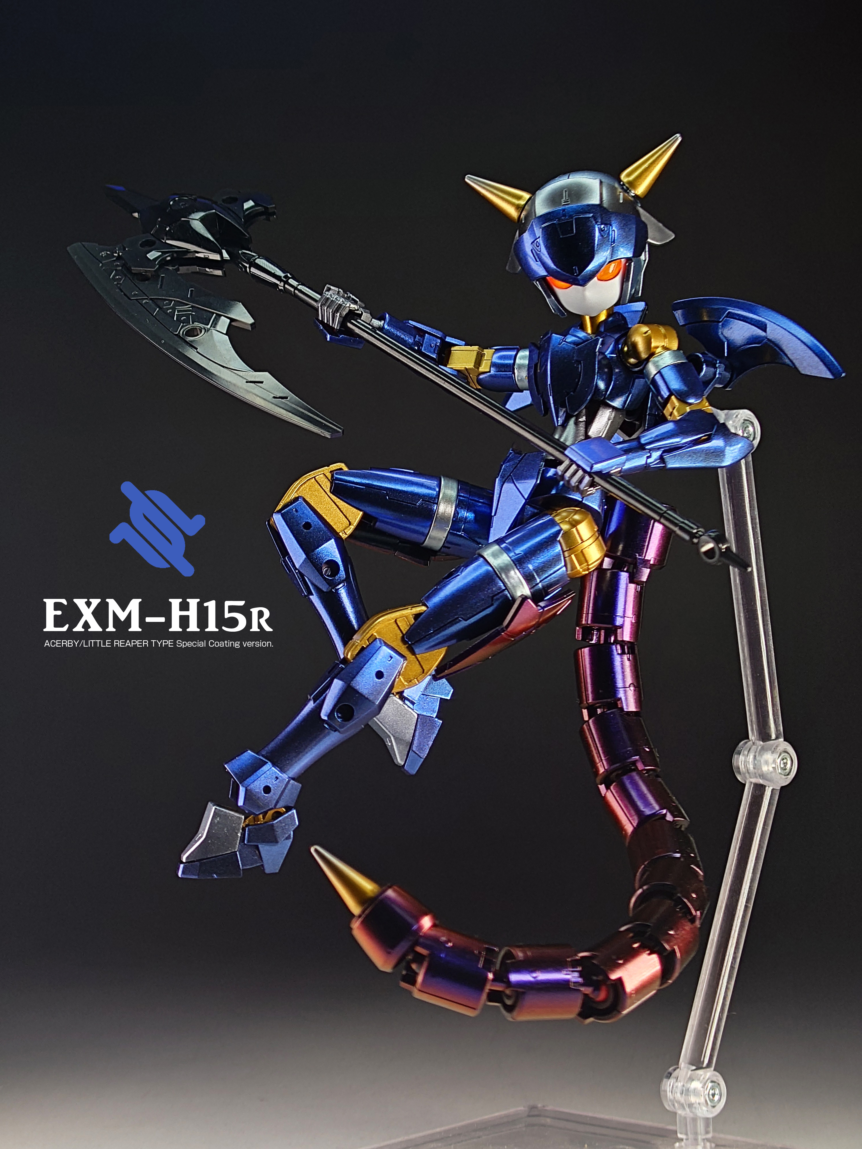 30MM アチェルビー オリジナルダークメタリックレッドフル塗装