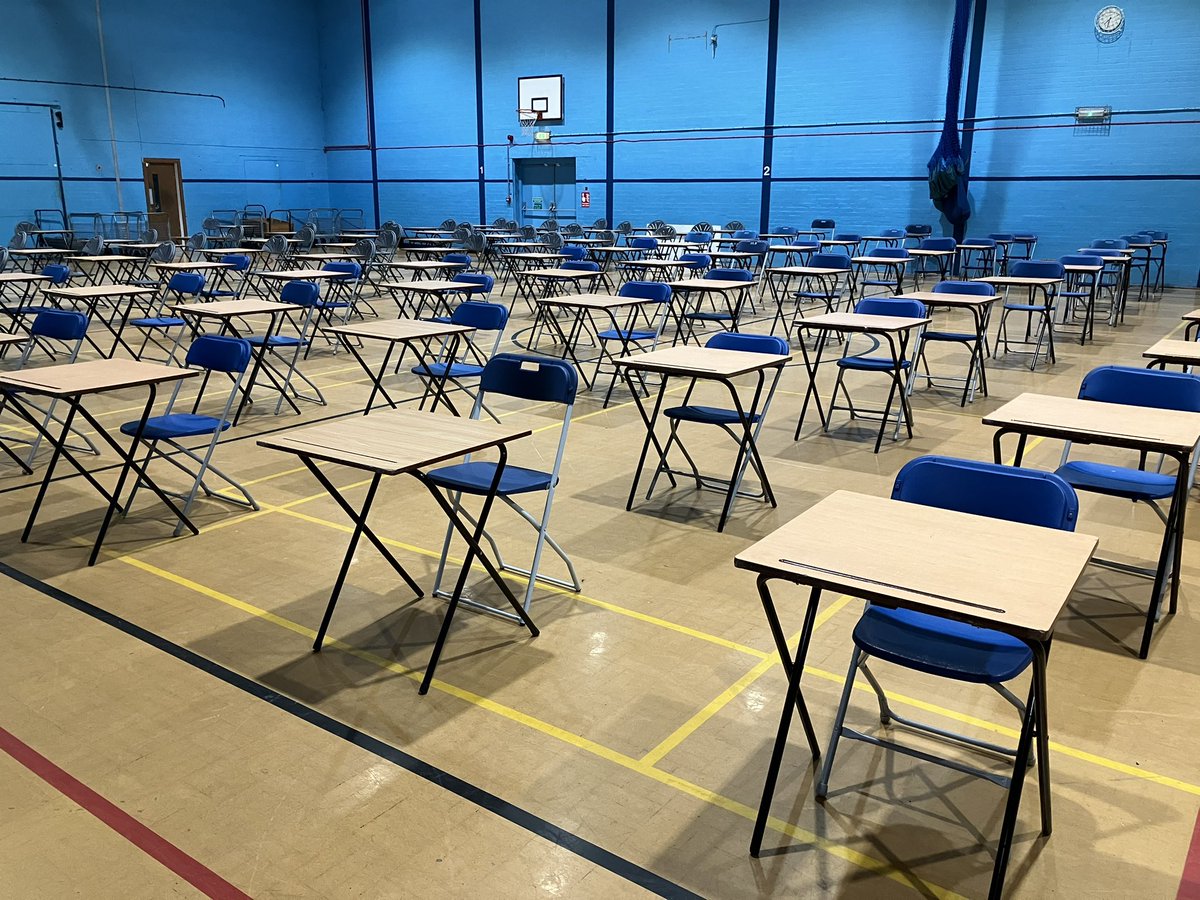 All ready for the first round of year 11 mocks. Feeling excited! Year 11 are so ready for this! #SmashingIt #BestYet