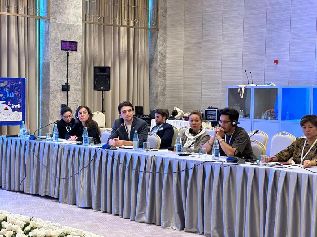 Kreatif Endüstriler Zirvesi, Türksoy iş birliğiyle Azerbaycan'ın Şuşa kentinde düzenlendi. TOBB Türkiye Kreatif Endüstriler Meclisi Başkan Yardımcısı @nejfashion zirvede, yaratıcı endüstrilerin sürdürülebilir geleceği hakkında değerlendirmelerde bulundu.