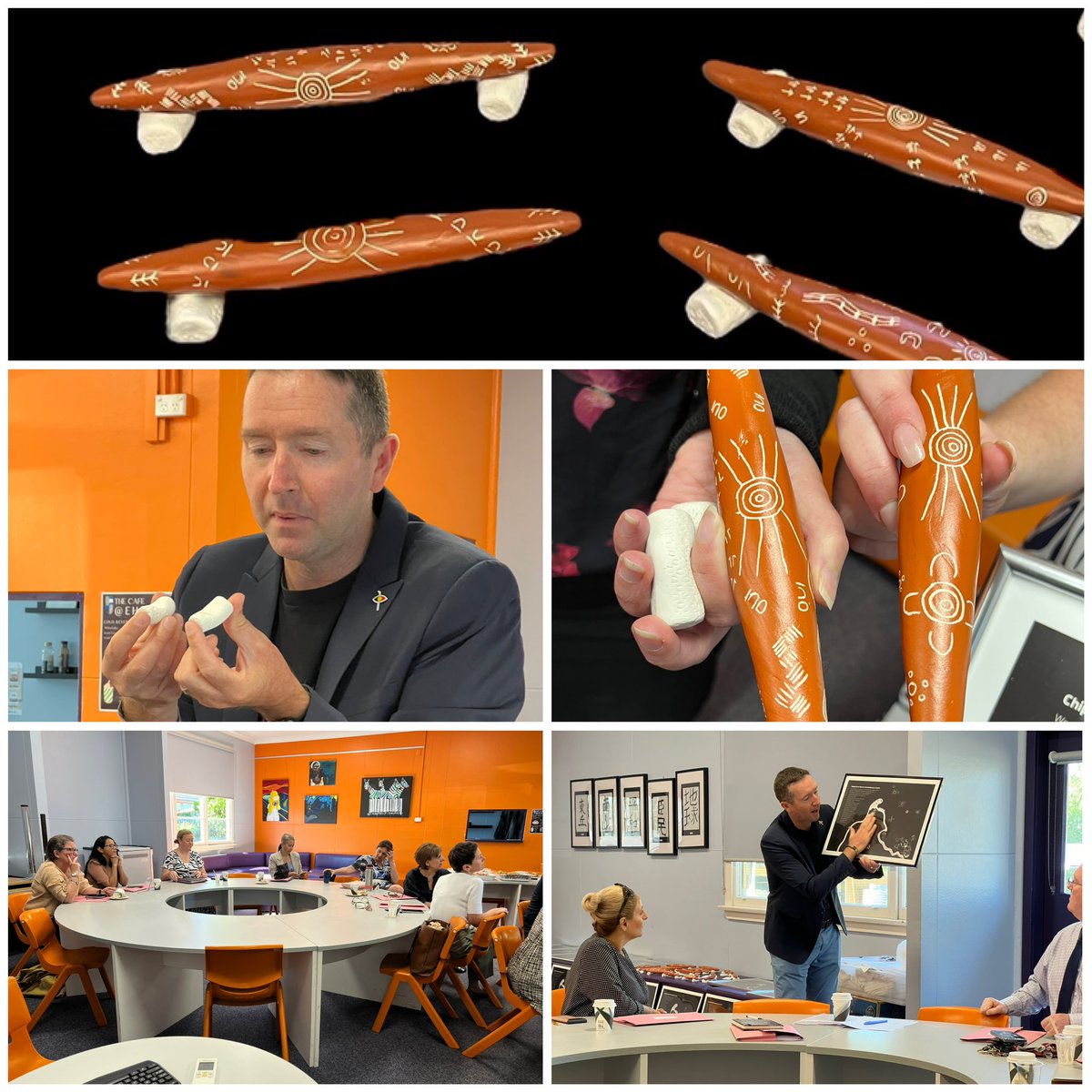 <a href="/easthillsboysHS/">East Hills Boys HS</a> hosted our Chipping Norton Network breakfast meeting- proud of our Network Acknowledgement of Country, our map &amp; message sticks. Collaborating on Aboriginal Education for over 2 years &amp; planning for the future. <a href="/k_rigas/">Kay Rigas</a> @DebSummerhayes <a href="/nichall17/">Nic Hall</a> <a href="/shelley_diamond/">Shelley Diamond</a>