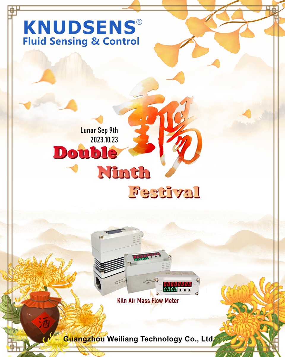 KnudsensM89675's tweet image. The Double Ninth Festival, salute to the elderly!
Double nine, double wishes！
KNUDSENS Flow meter, empowering smart manufacture.
#knudsensflowmeter #flowmeter #flowcontroller #flowcontrol #flowmeasurement #flowinstrument