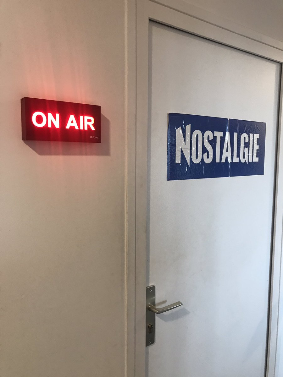 Ma première matinale ce matin sur #Nostalgie #clermontferrand 🙂