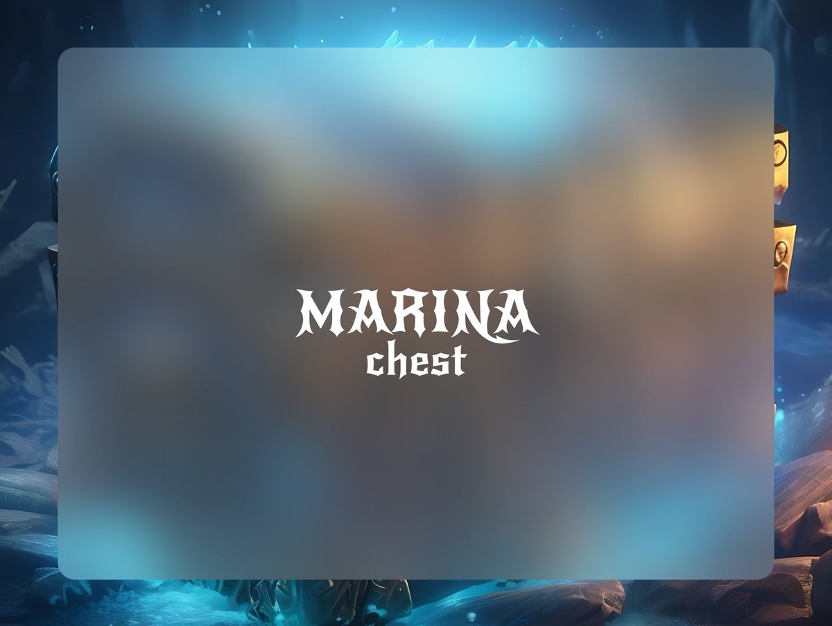 Tonight we’re going to reveal Marina chest 🤯