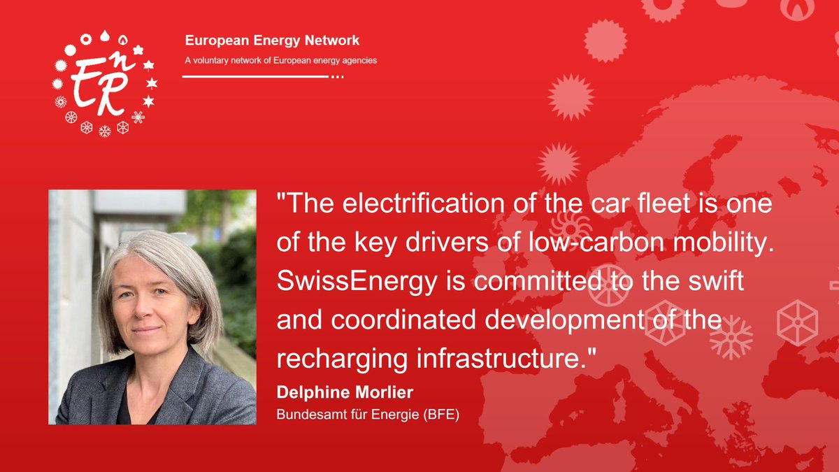 EnR - European Energy Network (@enr_network) on Twitter photo Facing the #EnergyTransition in Europe: How are #EnR members accelerating the global challenge?
📍 A visit to #Switzerland
Delphine Morlier, Head of Mobility <a href="/BFEenergeia/">BFE - OFEN - UFE</a>, shares her powerful insights with our network. Facing the #EnergyTransition in Europe: How are #EnR members accelerating the global challenge?
📍 A visit to #Switzerland
Delphine Morlier, Head of Mobility <a href="/BFEenergeia/">BFE - OFEN - UFE</a>, shares her powerful insights with our network.