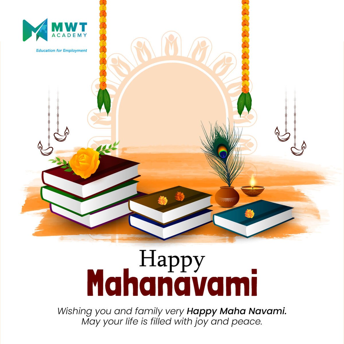 mwtglobalacdemy's tweet image. Let&apos;s conclude Navratri with a heart full of gratitude and a soul full of devotion on this Mahanavami. 🌸✨

Happy Mahanavami 🌟

#MWTAcademy #festival #prayers #poojaholiday #mahanavami