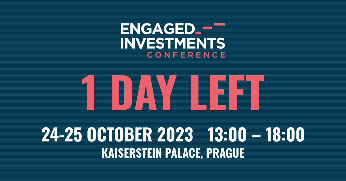 Just a day away from the #Engaged Investments Conference! 🤩 Secure your spot at this unique event, where an investors conference meets a startup fair—your gateway to amazing opportunities! 🚀🌐 24 - 25 October, 2023 Czechia, Prague 🔗 engaged.investments