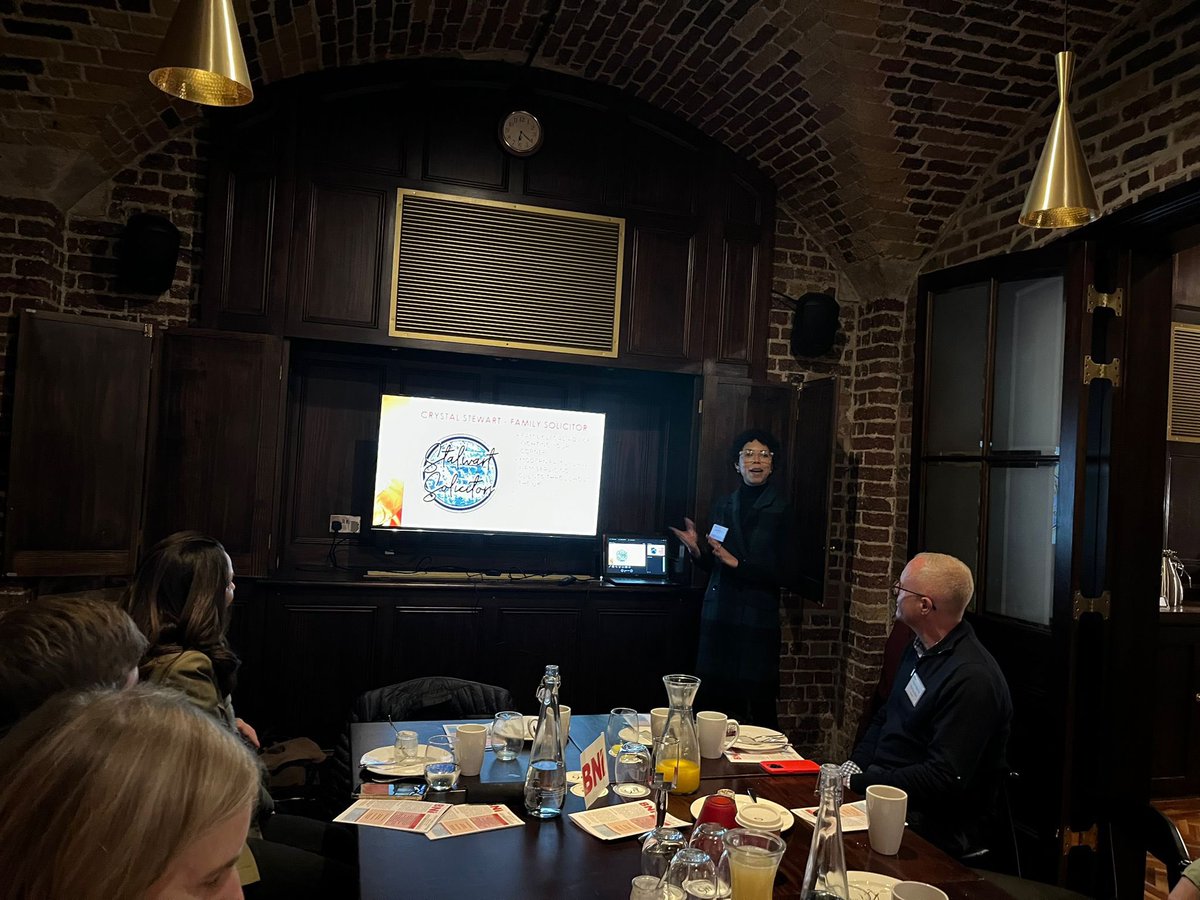 Fantastic presentation from Crystal Stewart of <a href="/StalwartSol/">Stalwart Solicitors</a> on Friday. #FamilyLaw services with a difference. 👏 👏