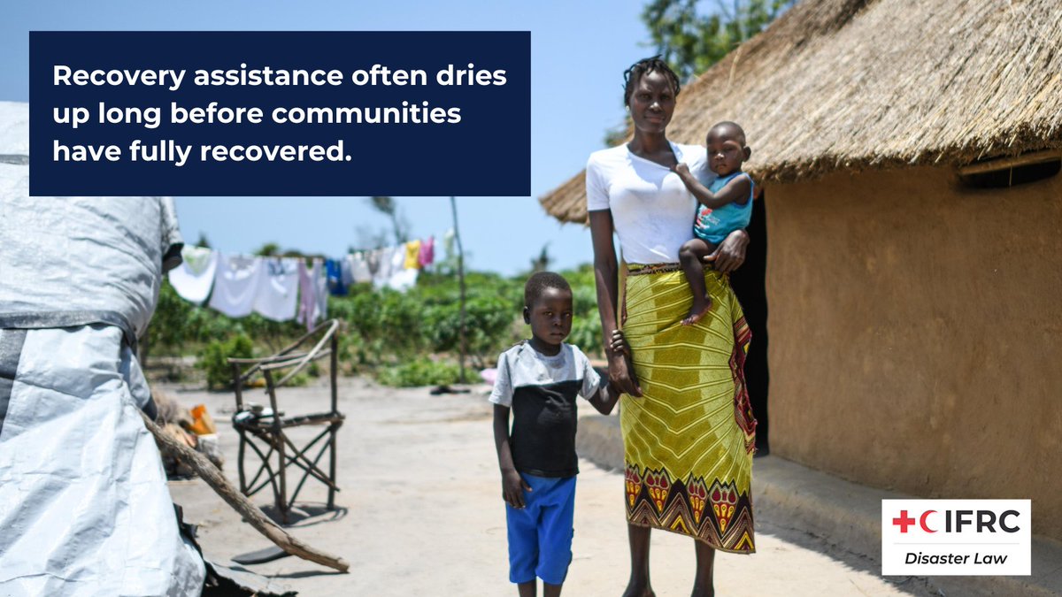 Our new report has found that disaster recovery is often overlooked in domestic disaster laws, policies and plans.

disasterlaw.ifrc.org/node/961