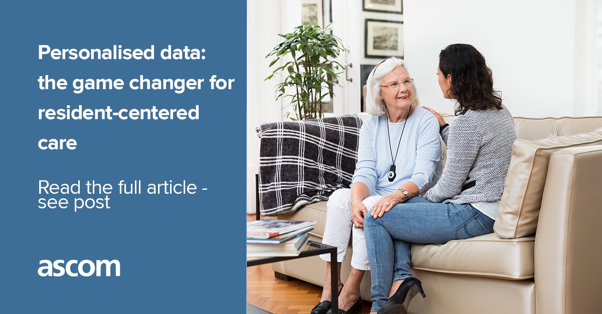 AscomUK's tweet photo. Can we improve the quality of long-term care with personalised data? Using data more intelligently, we can transition from reactive to proactive healthcare and prevention. Read the article on 'Personalised Data: the game changer for resident-centered care' https://t.co/tSYQpYb0ly https://t.co/zRx0xfIJEZ