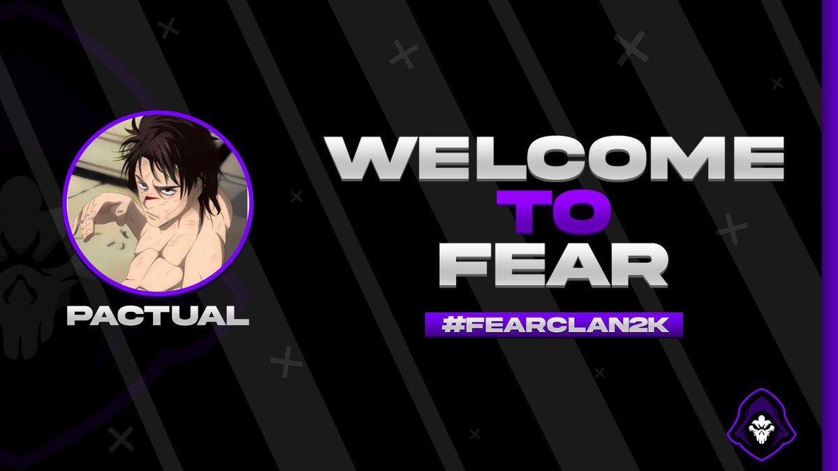 FearClan2k's tweet image. Welcome to Fear 💜🔥
@PacGoated
(WE ARE BACK AND RECRUITING!!) 🔥 @Ruphi__ @Zumontx @DomedSold