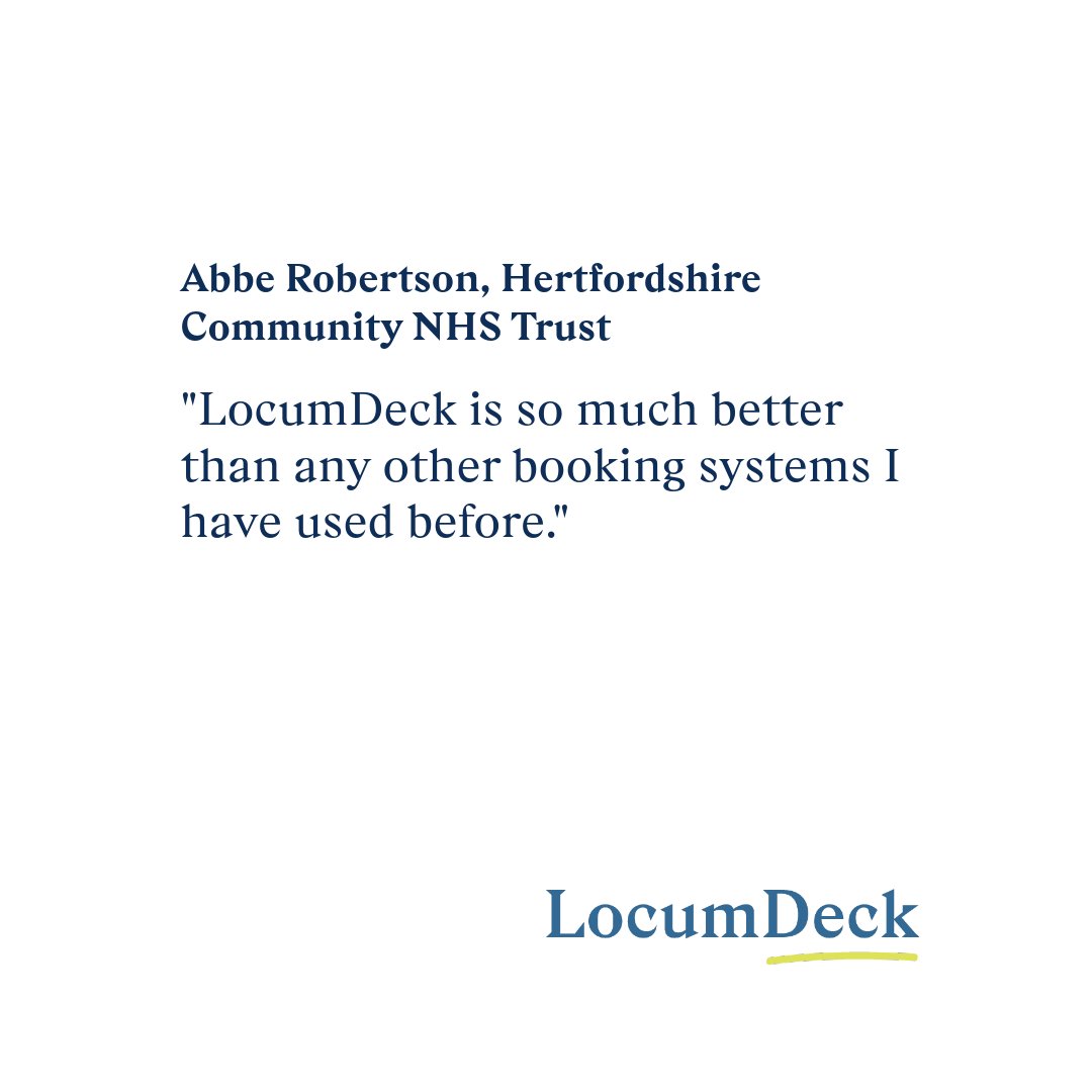 LocumDeck's tweet photo. 🙂 Discover LocumDeck for yourself: https://t.co/wU7Tem6V8h https://t.co/TnrQskl8Jw