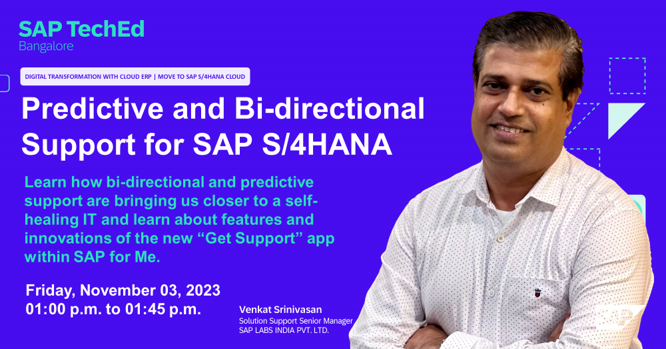Oliver_Huschke's tweet photo. Learn about innovations of the new “Get Support” app within #SAPforMe providing you access to all support channels, which are using artificial intelligence (AI) algorithms. 

➡️Register now: https://t.co/2npLgArsnr

 #SAPTechEd #SAP #SAPSupport #predictivesupport #AI #GenAI https://t.co/i1cd4jmYnf