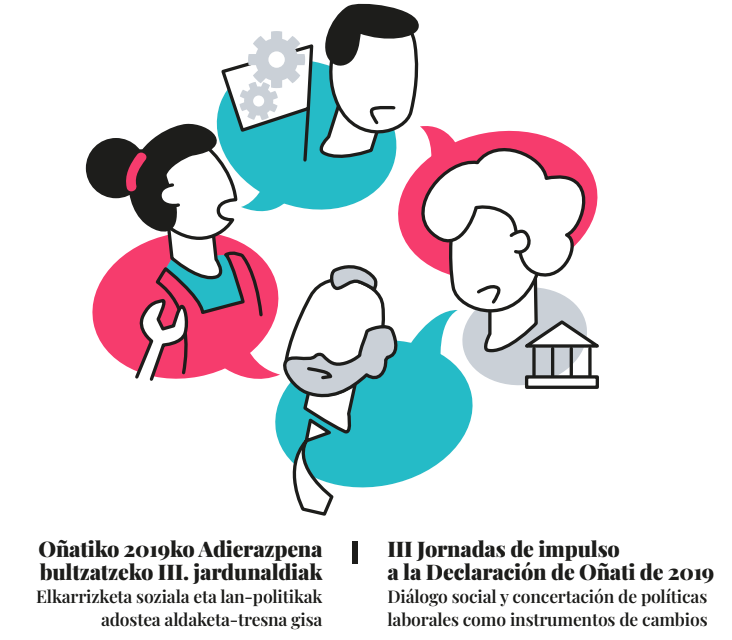 OIT_ES's tweet photo. 📣23 de octubre: 

III Jornadas de impulso a la Declaración de Oñati de 2019 en @deusto

📌Diálogo social y concertación de políticas laborales como instrumentos de cambio

Con la participación del director de #OIT_ES, @felixpeinado 

https://t.co/hJJdzHSrZq https://t.co/90bksMzn5u