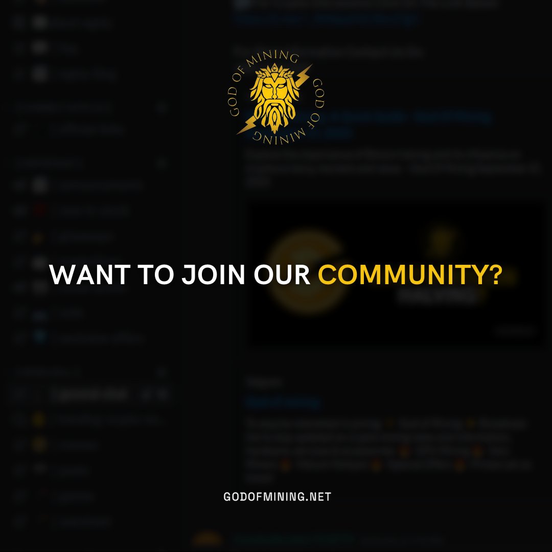 GodOfMining's tweet image. Find your tribe! Swipe to uncover our community platforms .Join us! 🌐

#godofmining #blockchainexperts #miningmasters #goldrushdigital